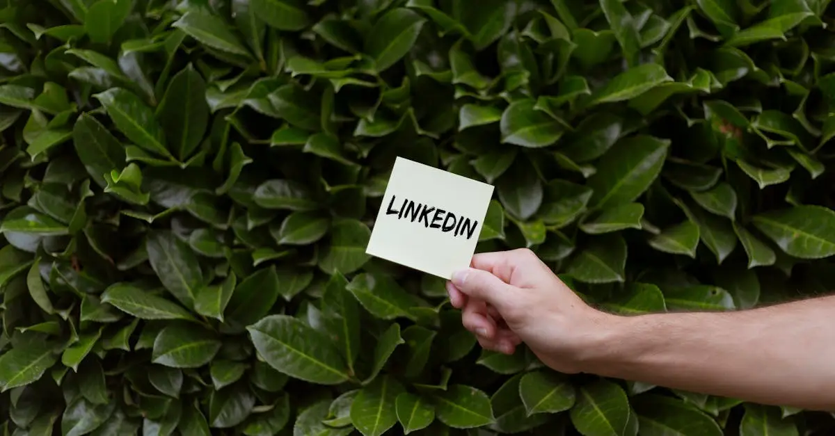 LinkedIn message