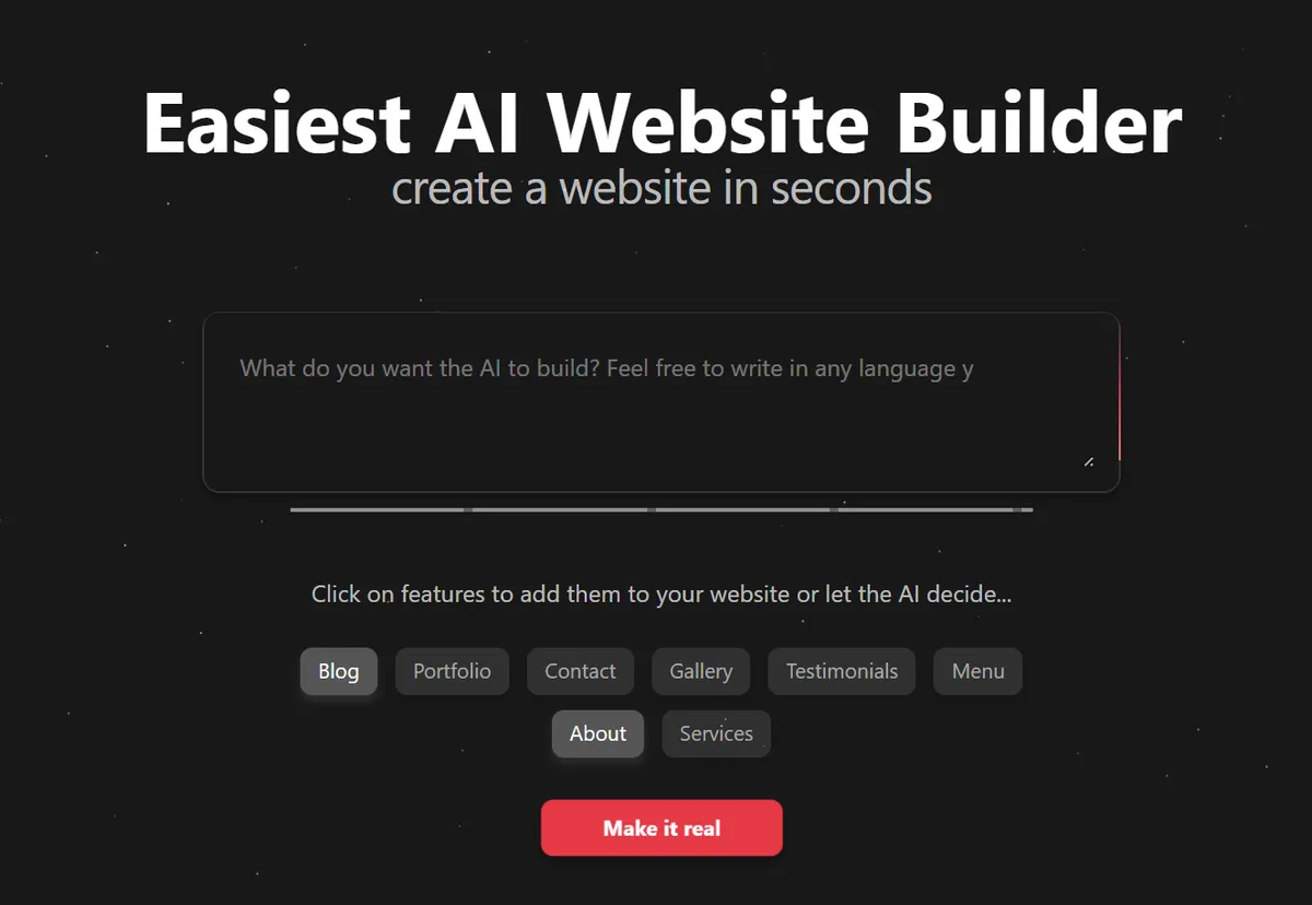 AI Webiste Builder, AI Page, AI Blogger