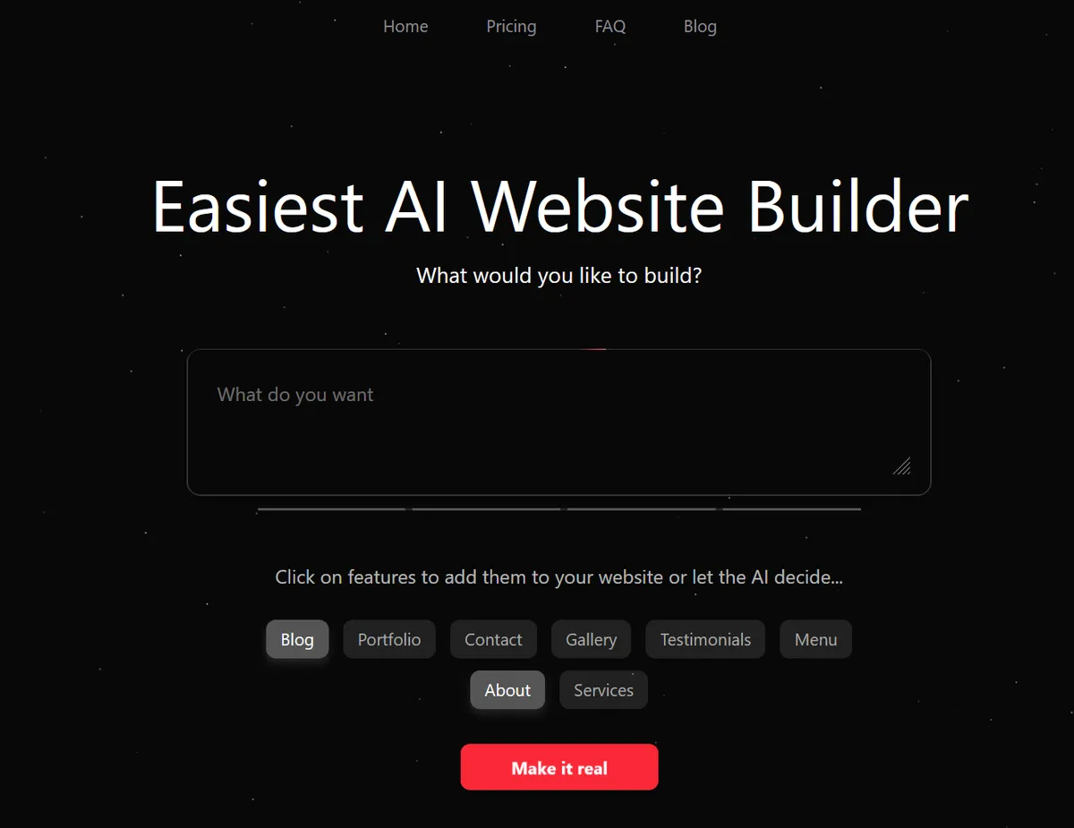 website maker for real estate