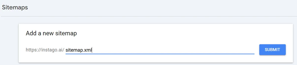 How to add a sitemap in Google Search Console