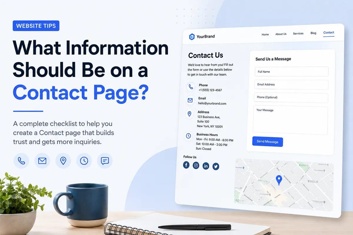 What Information Should Be on a Contact Page?