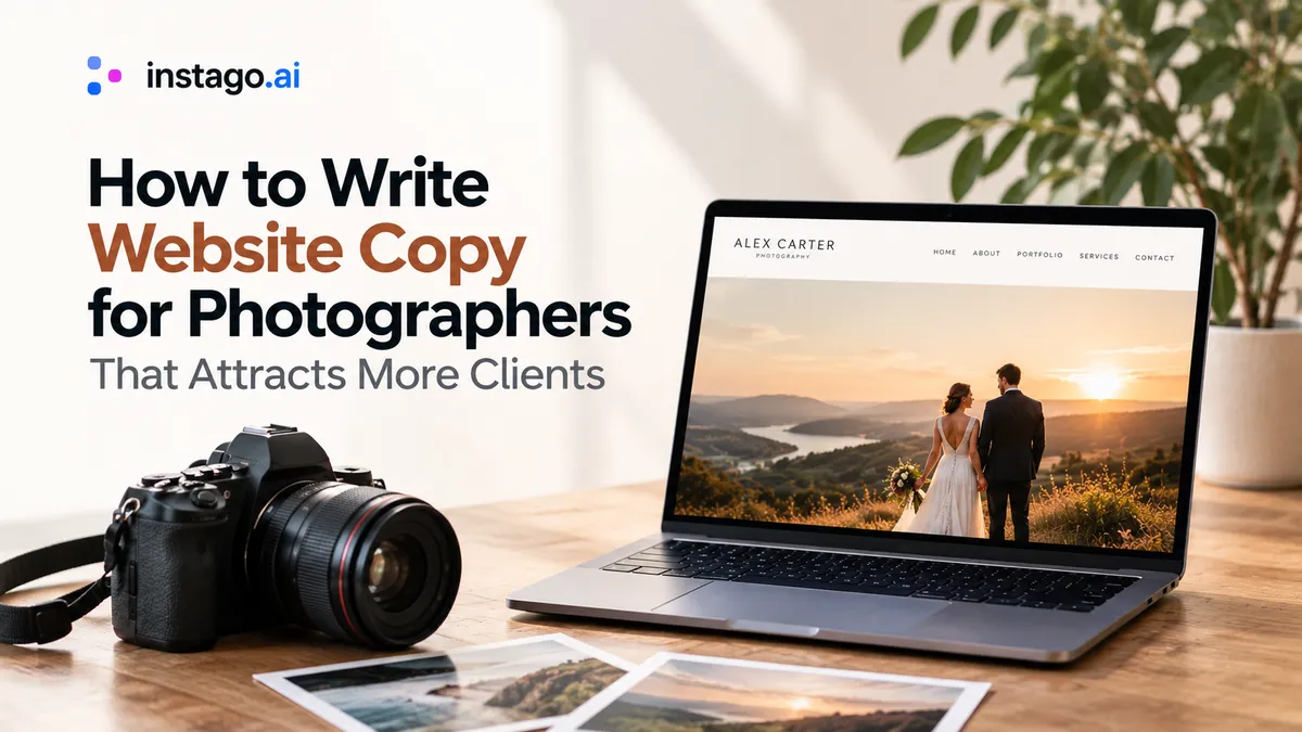 How to Write Website Copy for Photographers That Attracts More Clients